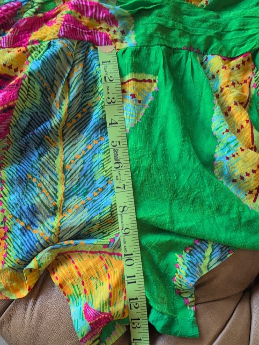 Cynthia Rowley Green Multicolor Tropical Print Romper - Picture 8 of 10